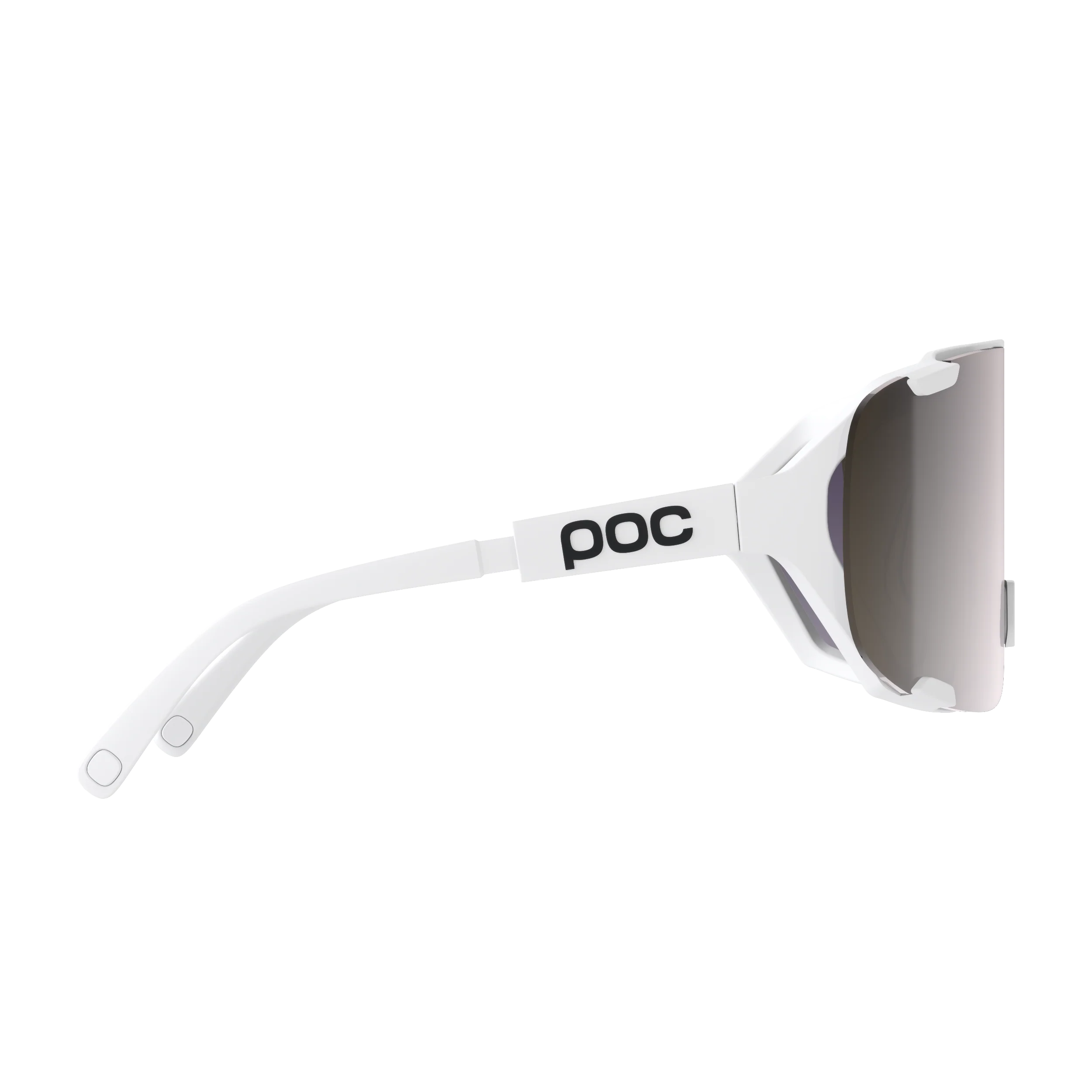 POC DEVOUR MID Sonnenbrille Weiß Clarity Road Sunny Silver Glas - Image 3