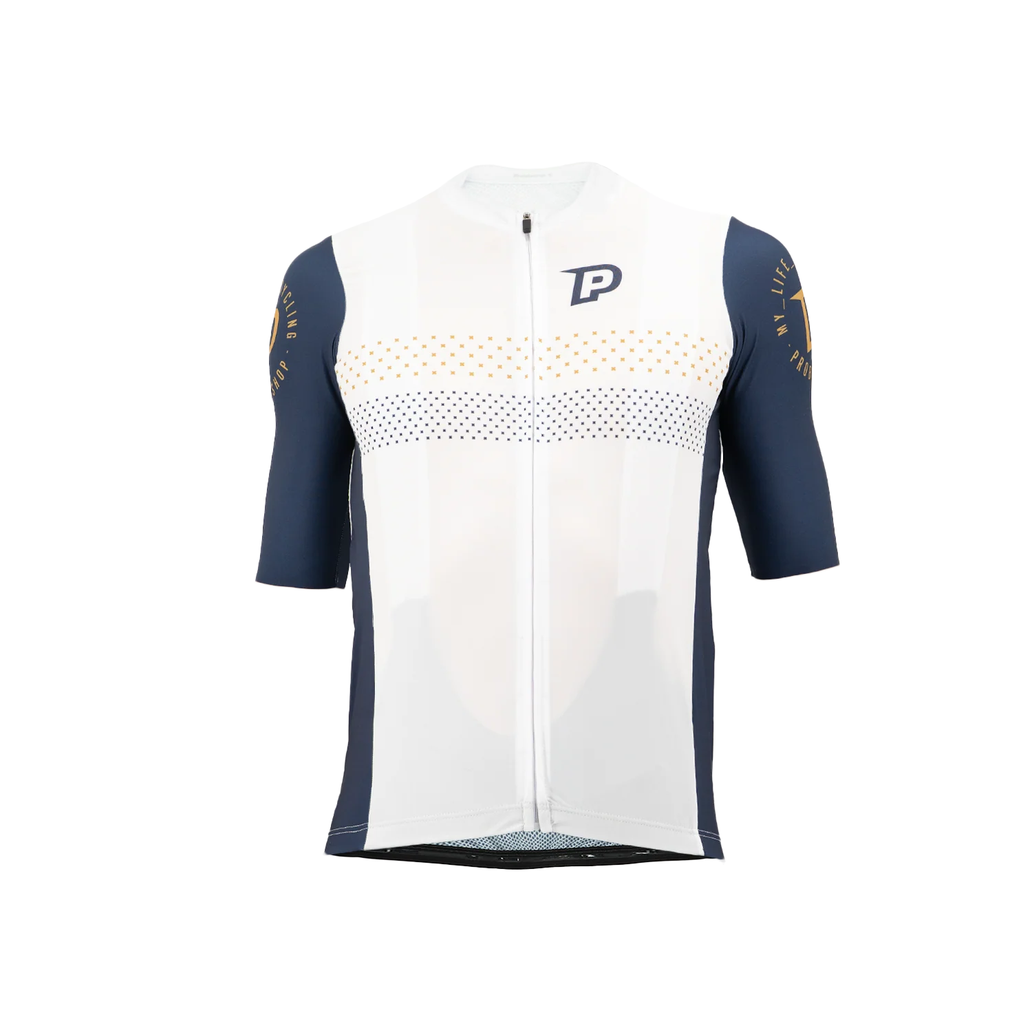 PROBIKESHOP Trikot Kurzarm Marine/Weiß - Image 2
