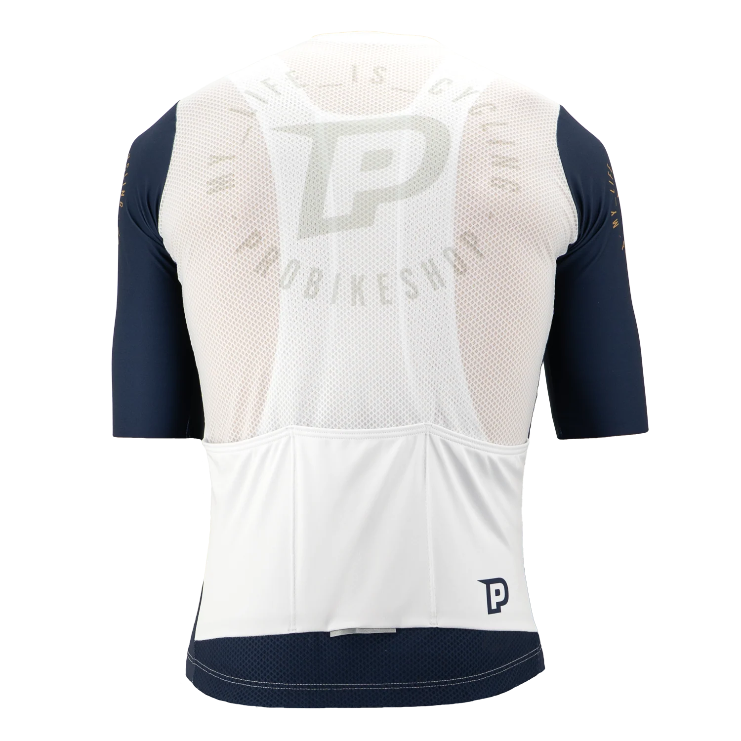 PROBIKESHOP Trikot Kurzarm Marine/Weiß - Image 3