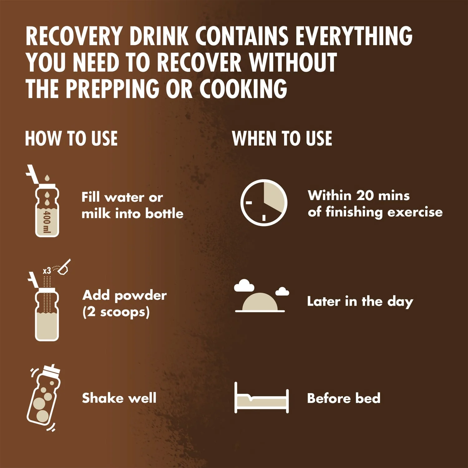 Recovery Drink HIGH5 PLANT-BASED RECOVERY DRINK (1.6kg) Schokolade - Image 6