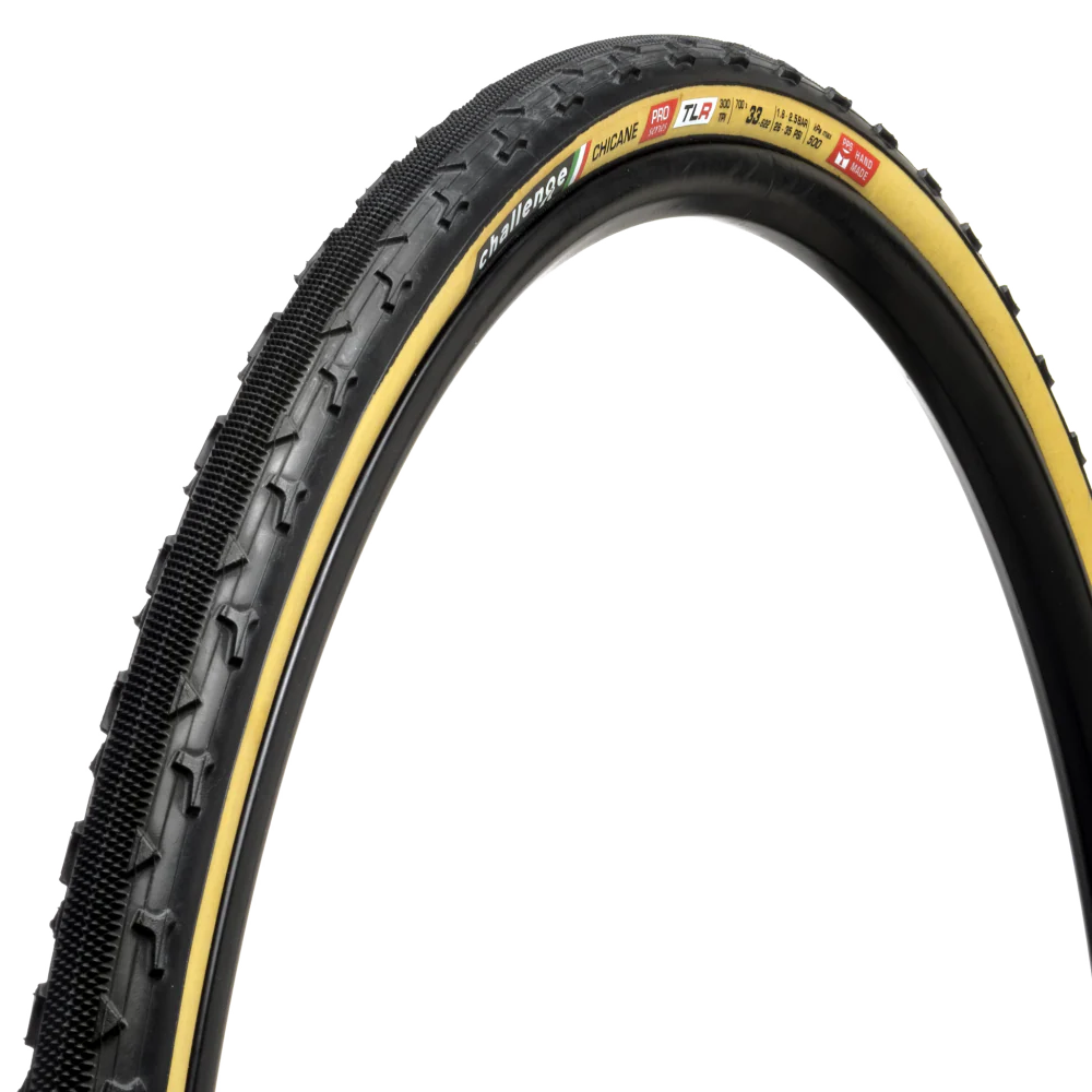 Reifen CHALLENGE OPEN CHICANE 700x33c Tubeless Ready Beige