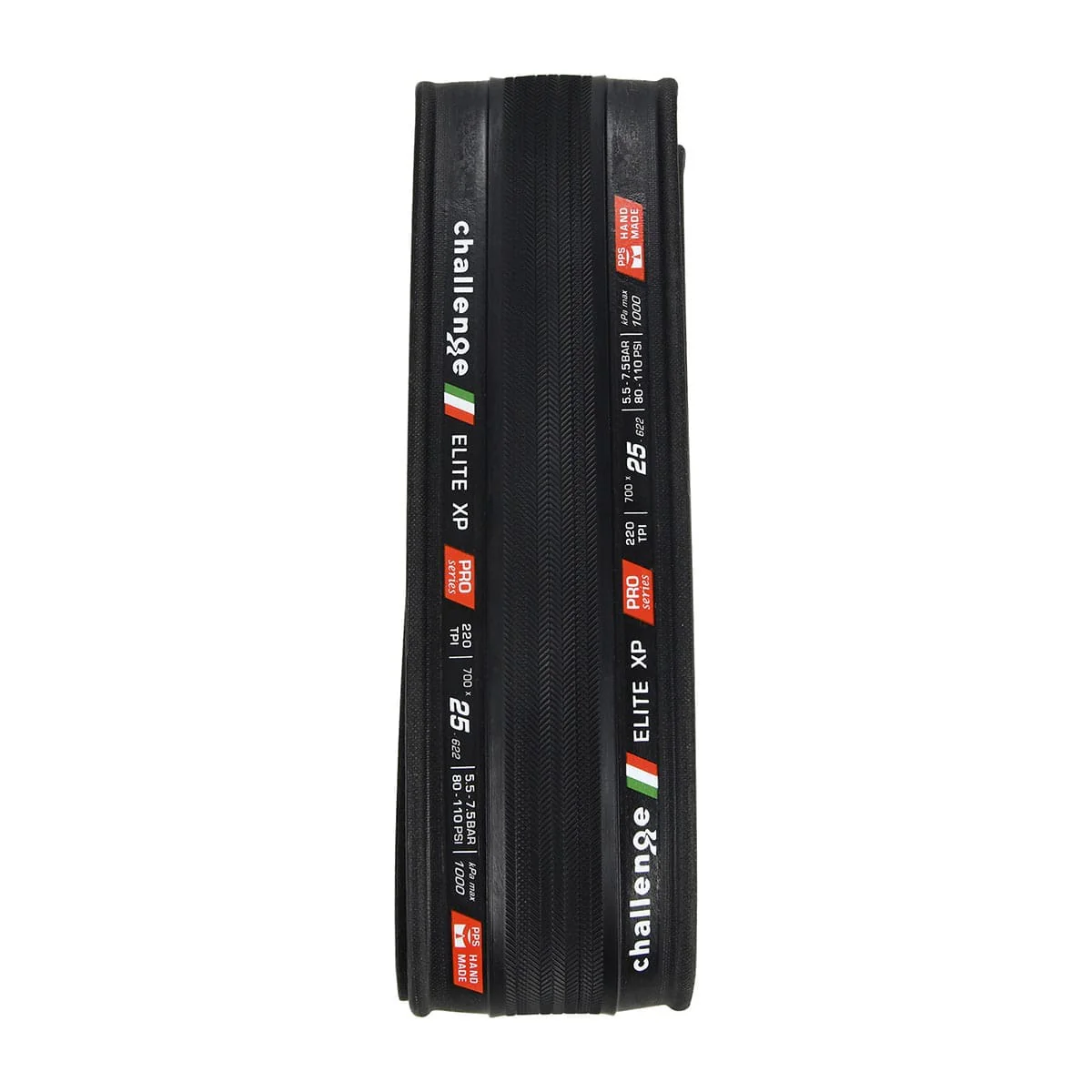 Reifen CHALLENGE OPEN ELITE XP 700x25c TubeType Schwarz