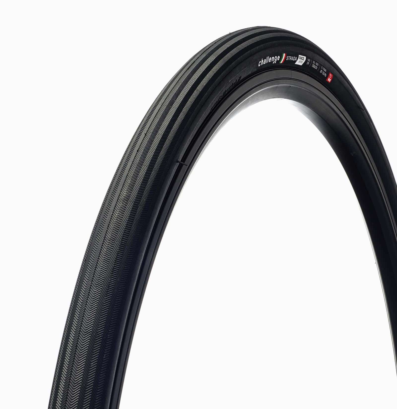 Reifen CHALLENGE STRADA 700c TubeType Schwarz