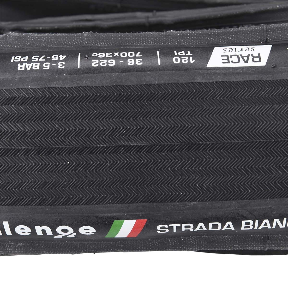 Reifen CHALLENGE STRADA BIANCA 700x36c TubeType Schwarz - Image 2
