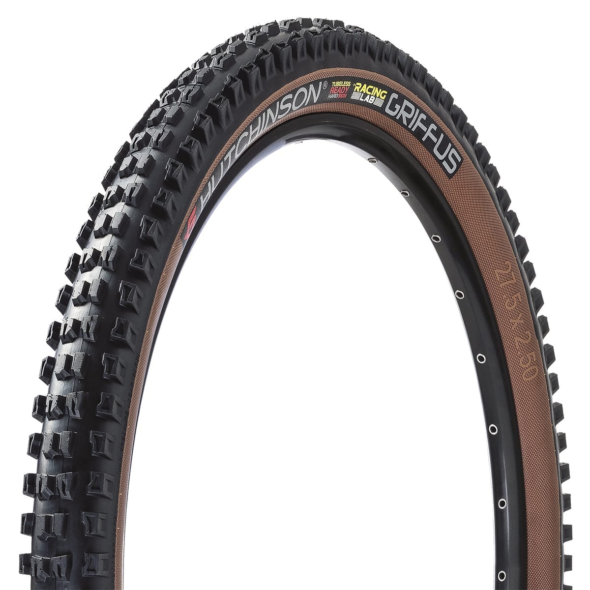 Reifen HUTCHINSON GRIFFUS 29x2.50 Racing Lab Hardskin Race Ripost Gravity Tubeless Ready Weich Schwarz/Braun
