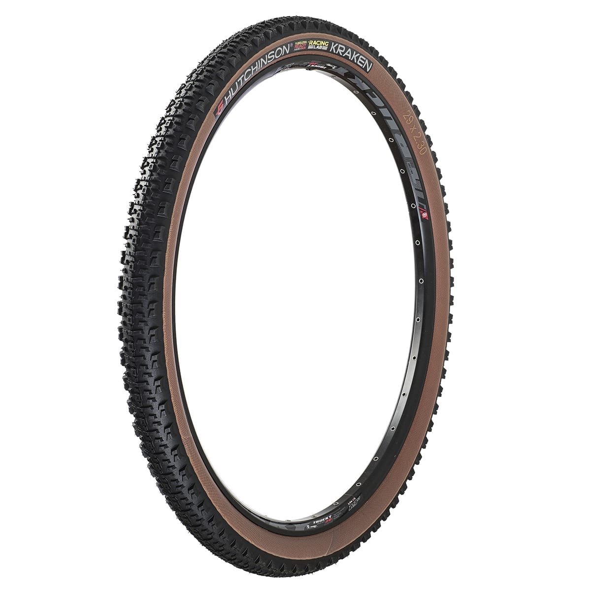 Reifen HUTCHINSON KRAKEN 29x2.30 Racing Lab Hardskin Race Ripost XC Tubeless Ready Weich Schwarz/Braun - Image 2