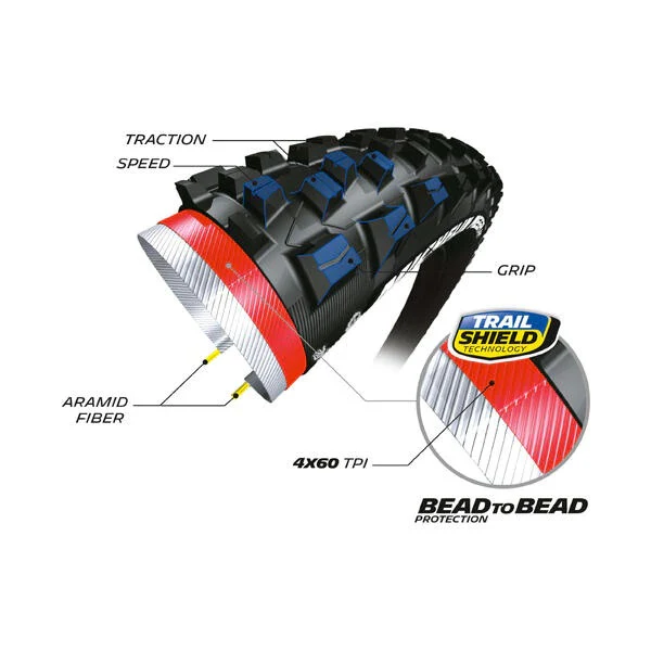 Reifen MICHELIN WILD AM Performance Line 27.5x2.60 Tubeless Ready Weich - Image 4