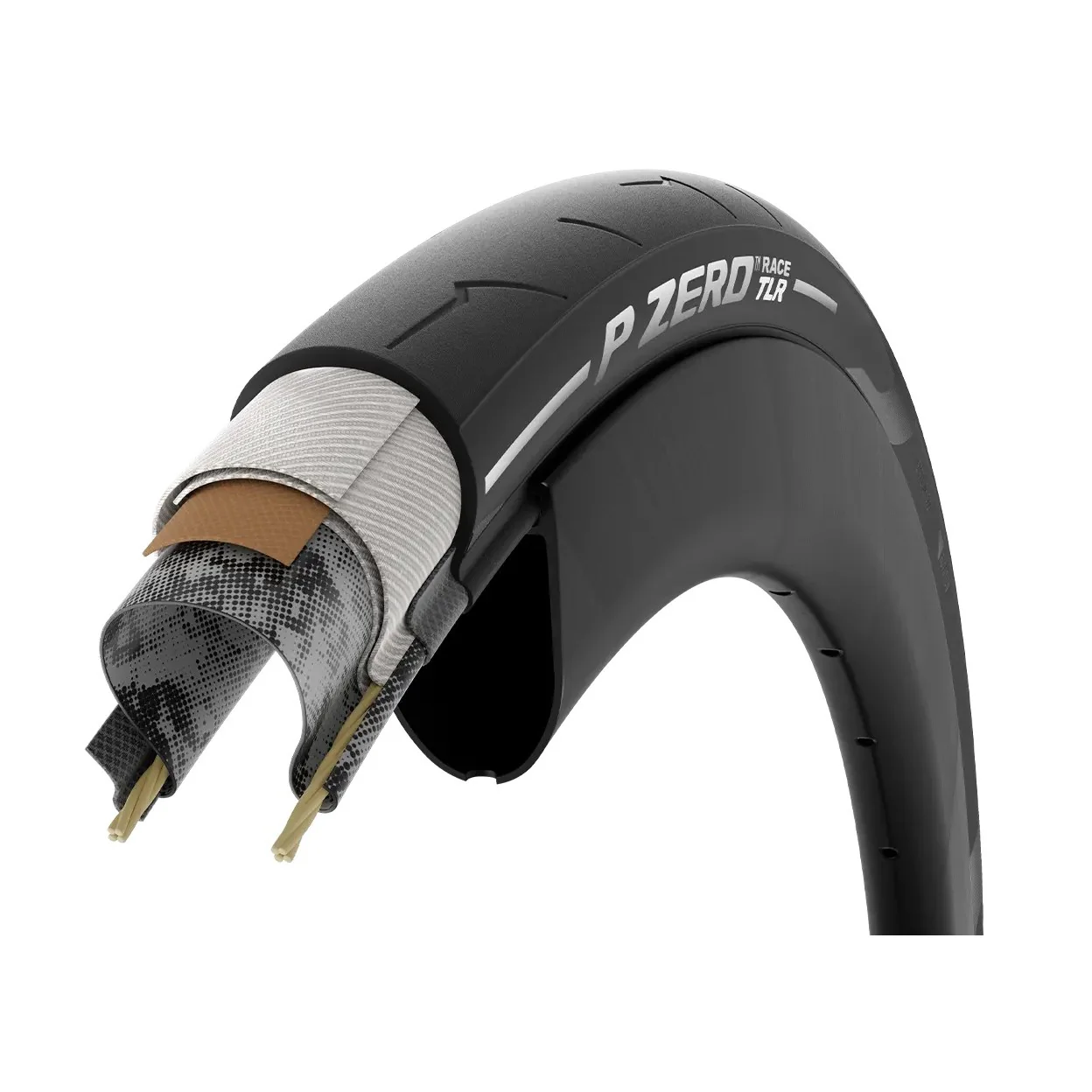 PIRELLI P ZERO RACE TLR 700c Tubeless Ready Reifen Rot - Image 4