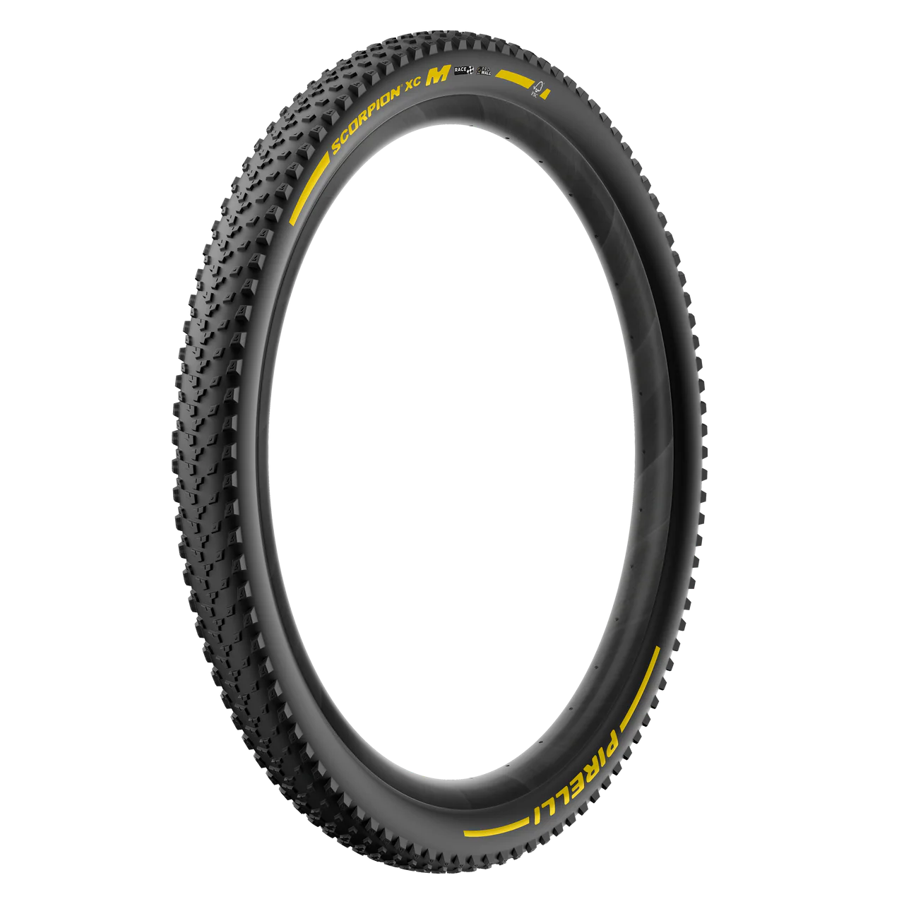 Reifen PIRELLI SCORPION RACE XC M ProWall 29x2.40 Tubeless Ready Weich Schwarz/Gelb Team Edition