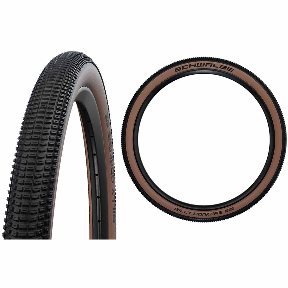 Reifen SCHWALBE BILLY BONKERS 26x2.10 ADDIX Tubetype Weich Schwarz/Braun
