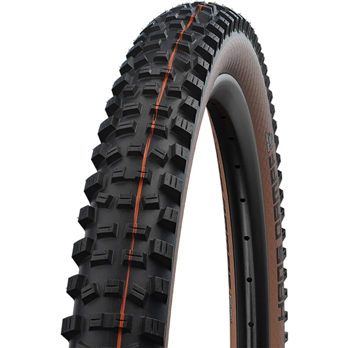 Reifen SCHWALBE HANS DAMPF 29x2.60 ADDIX SOFT SUPERTRAIL Tubeless Ready Weich Schwarz/Braun