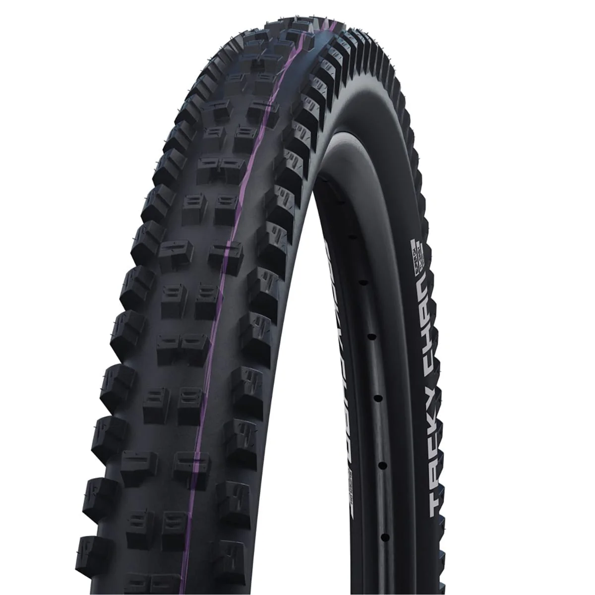 Reifen SCHWALBE TACKY CHAN 27.5x2.40 ADDIX ULTRASOFT SUPERDOWNHILL Tubeless Ready Weich Schwarz
