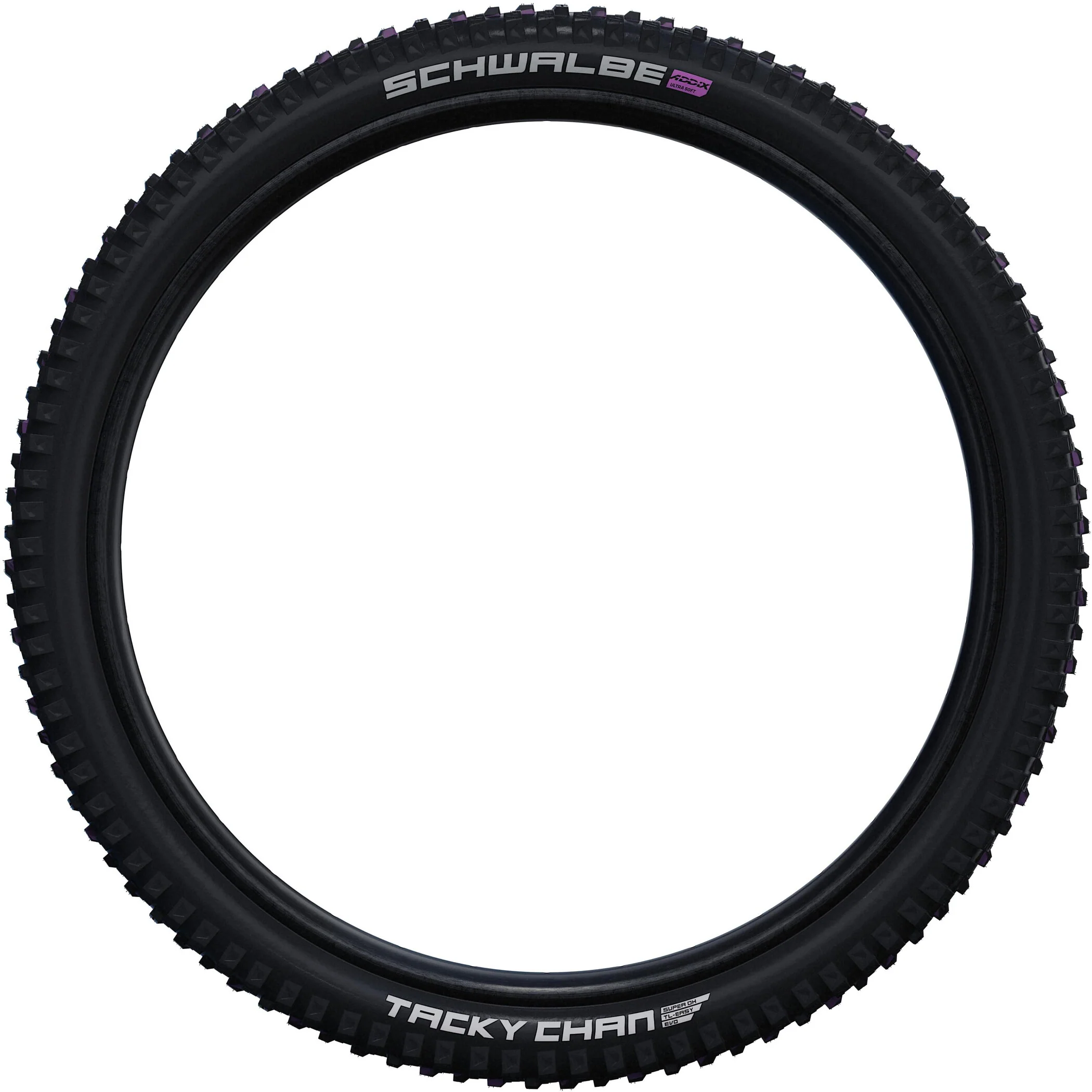 Reifen SCHWALBE TACKY CHAN 29x2.40 ADDIX ULTRASOFT SUPERDOWNHILL Tubeless Ready Weich Schwarz - Image 3