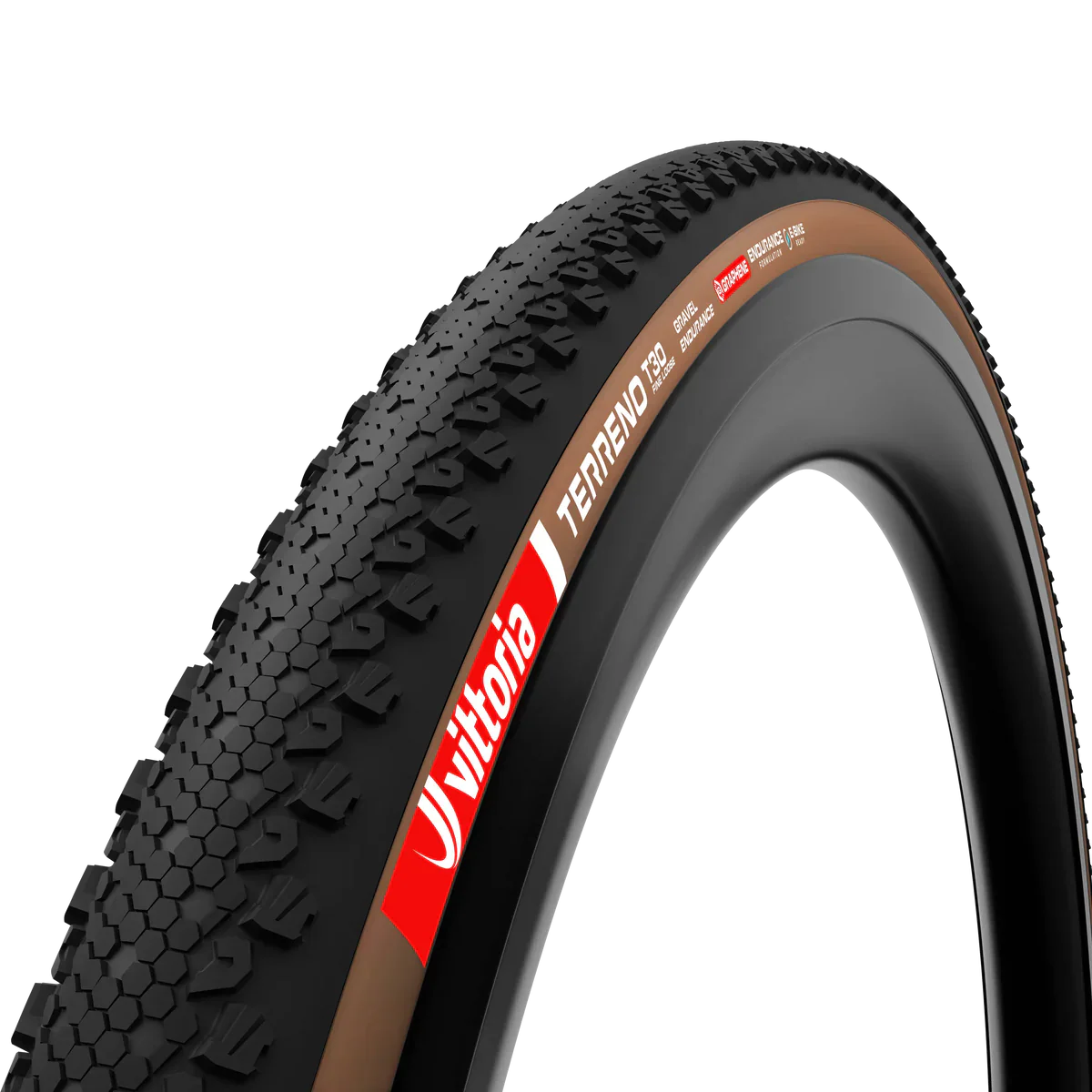Reifen VITTORIA TERRENO T30 FINE LOOSE Gravel Endurance 700x40c Tubeless Ready Weich Braun