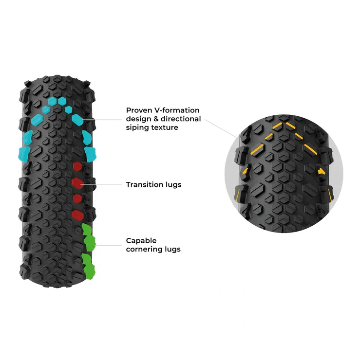 Reifen VITTORIA TERRENO T50 MIXED Gravel Endurance 700x40c Tubeless Ready Weich Braun - Image 5