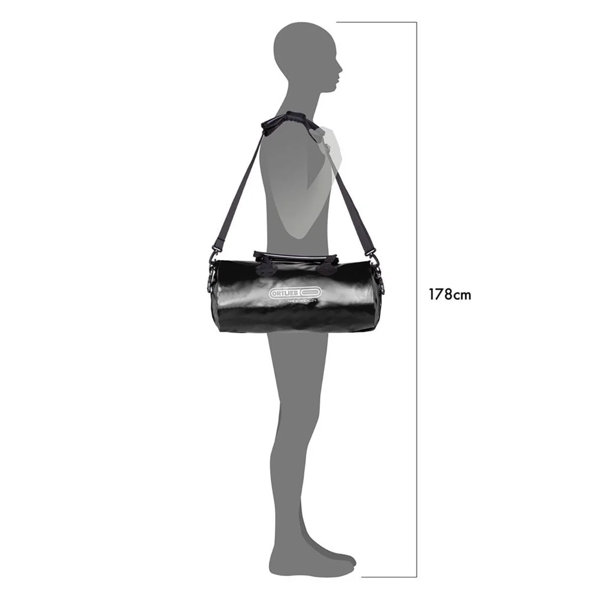 Reisetasche Duffle ORTLIEB RACK-PACK 24 L Schwarz - Image 9
