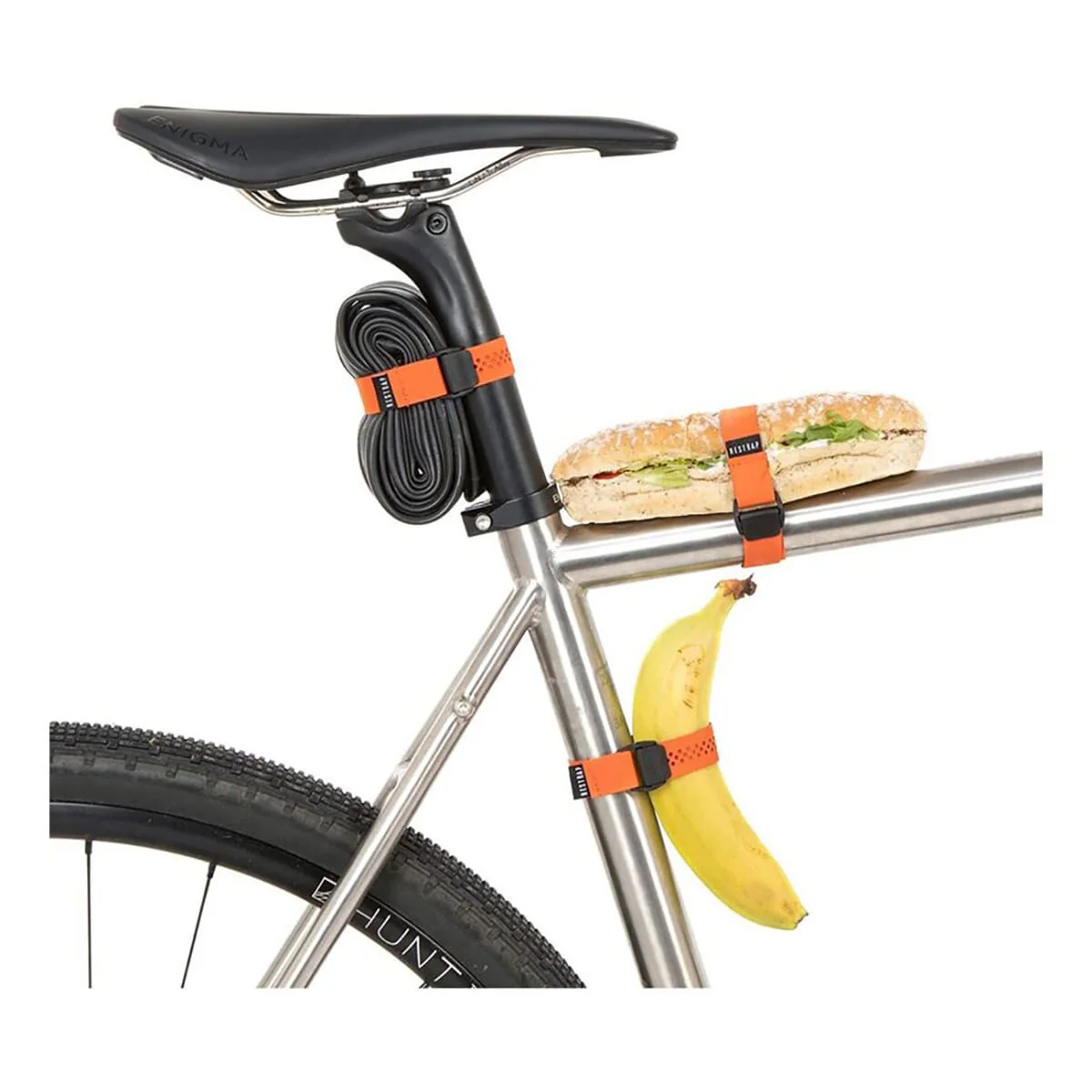 Ein Paar RESTRAP FAST STRAPS Universalgurtbänder LARGE Orange - Image 2