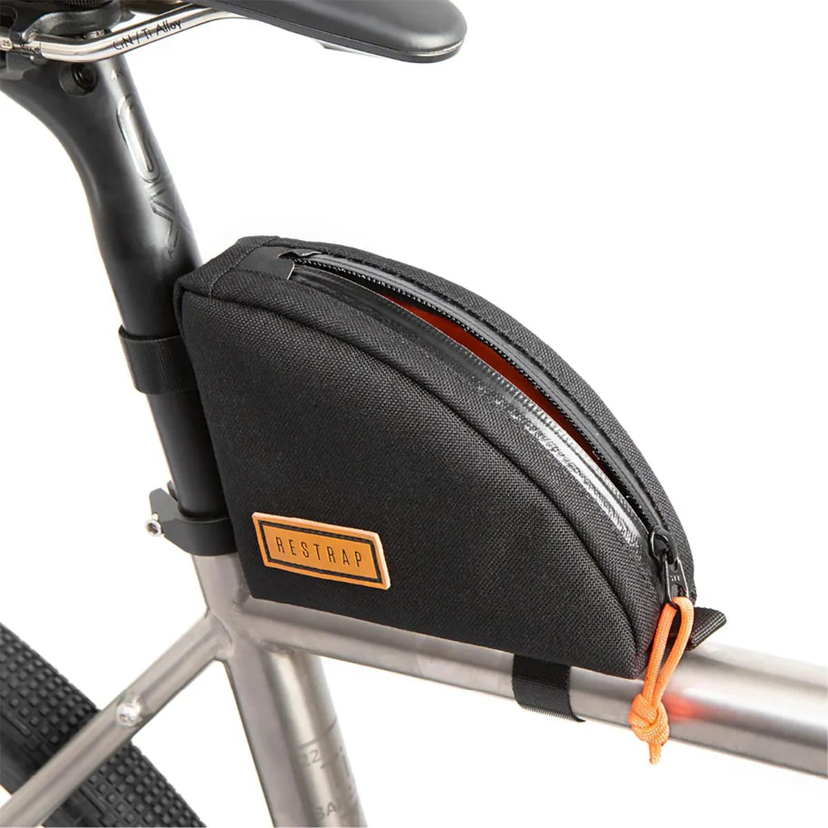RESTRAP REAR TOP TUBE BAG 0.8L Rahmen Tasche Schwarz - Image 6