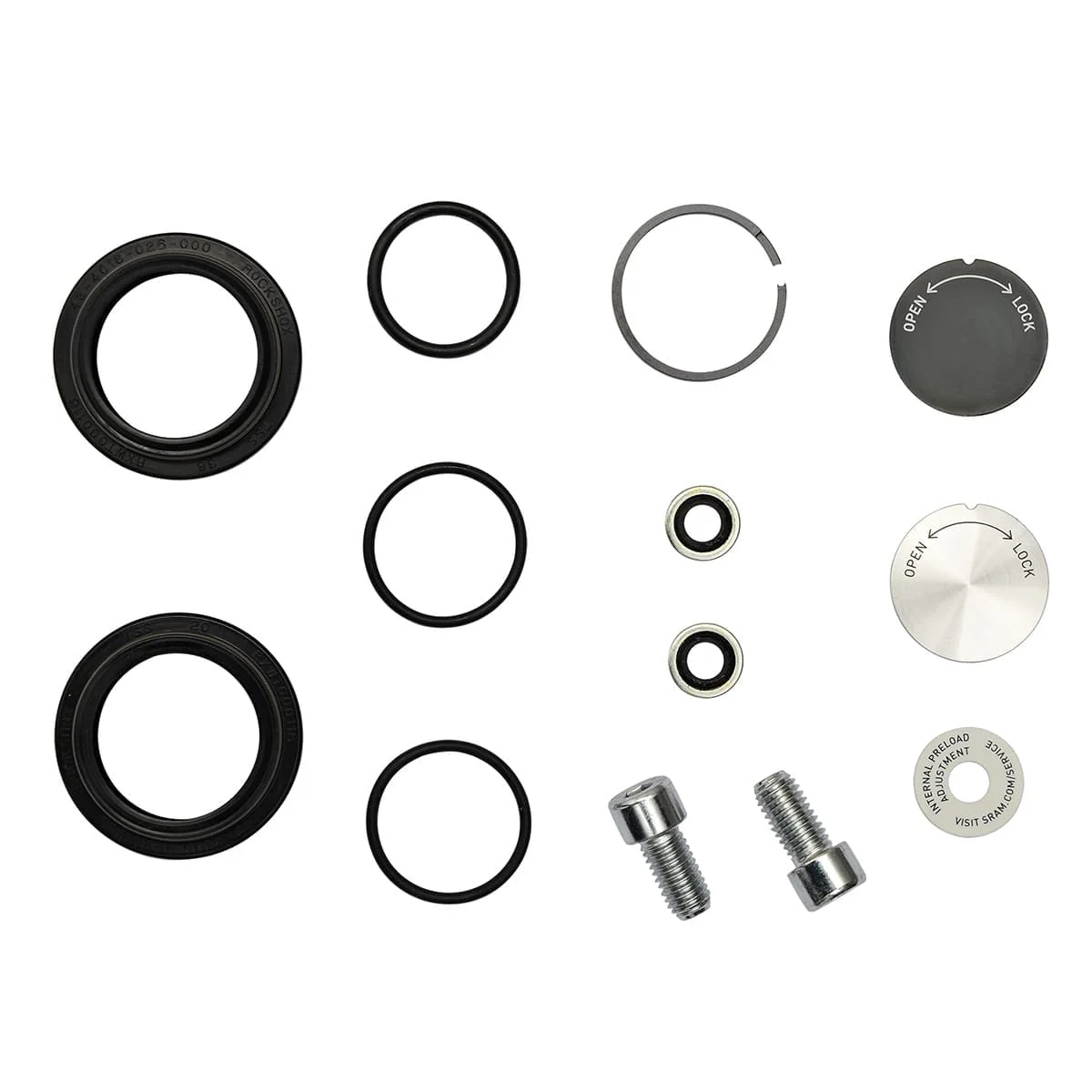 ROCKSHOX PARAGON SILVER COIL A1 Basic Dichtungssatz #00.4315.032.560