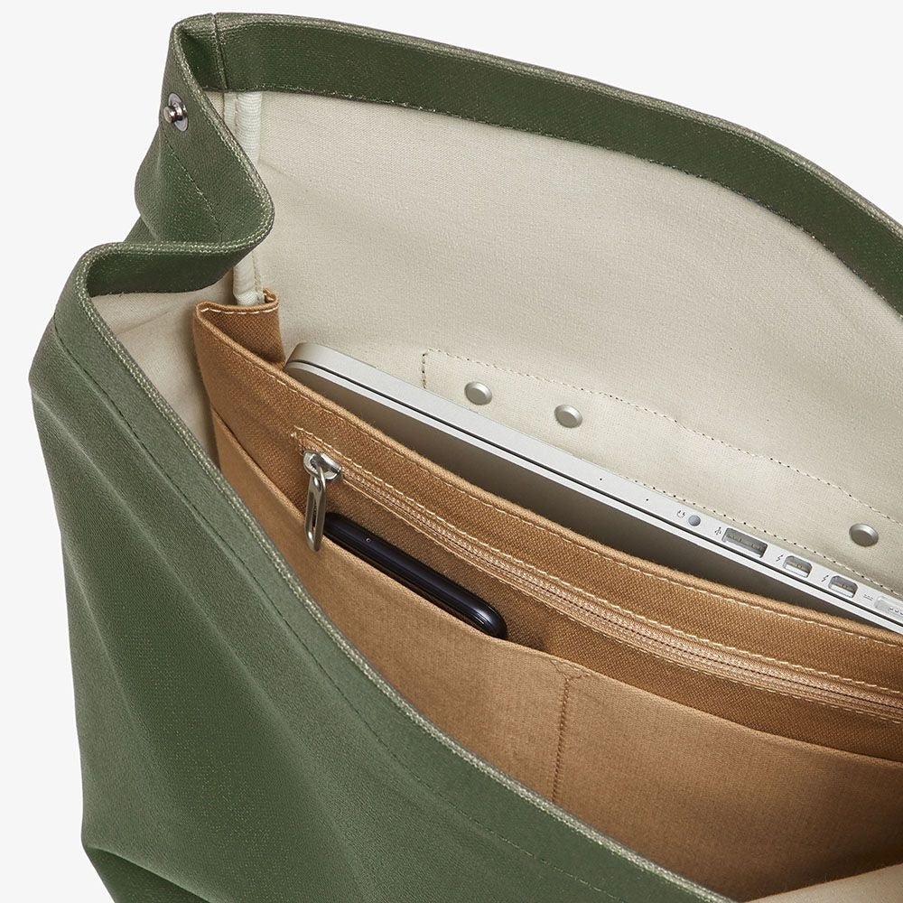 Rucksack BROOKS PICKWICK COTTON CANVAS 12L Grün - Image 4