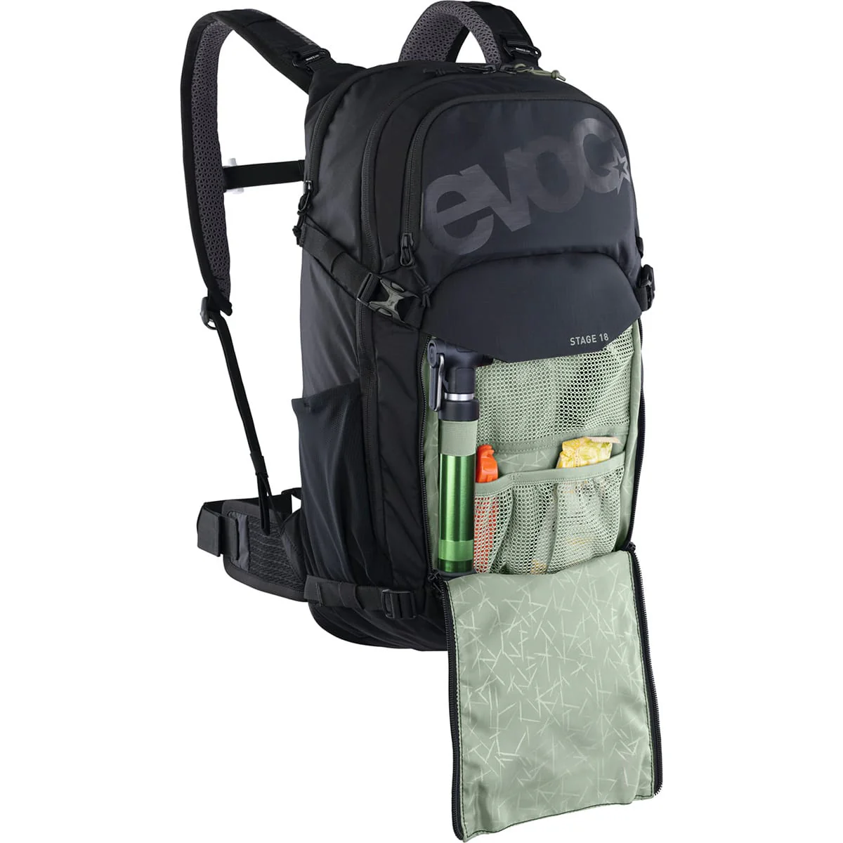 EVOC STAGE 18 L Rucksack Schwarz - Image 3