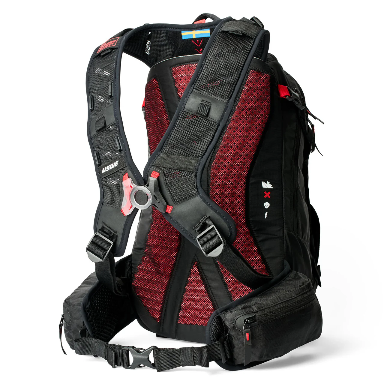 USWE ZIPPERED DAYPACK 16L Rucksack Schwarz - Image 2