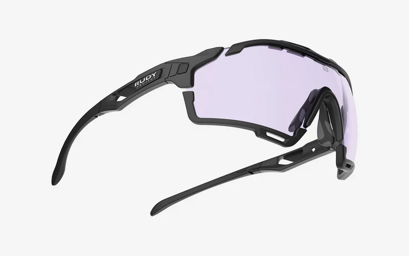 RUDY PROJECT CUTLINE Brille Schwarz Matt IMPACTX™ Photochromatische Gläser Laser Purple - Image 3