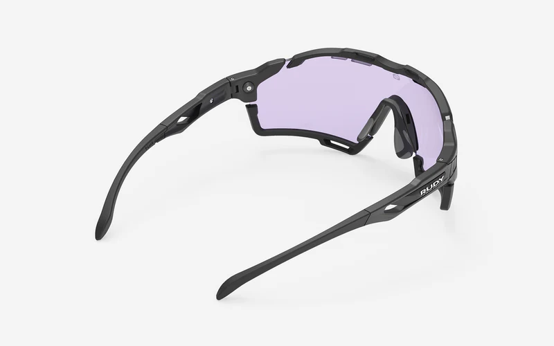 RUDY PROJECT CUTLINE Brille Schwarz Matt IMPACTX™ Photochromatische Gläser Laser Purple - Image 5