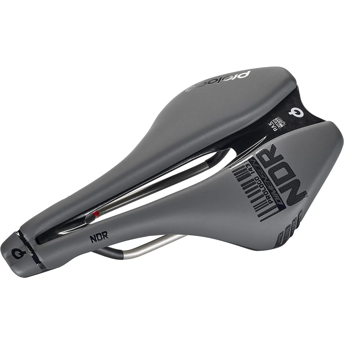 Sattel PROLOGO DIMENSION NDR 143 mm Schienen TiroX Schwarz - Image 3