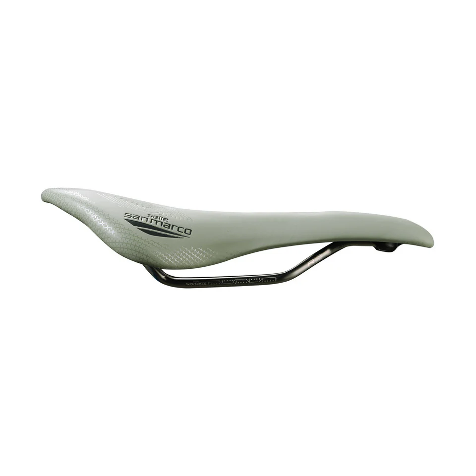 Sattel SAN MARCO ALLROAD SUPERCONFORT OPEN-FIT RACING L3 Breite 146mm Stahlschienen Xsilite Salbeigrün - Image 2