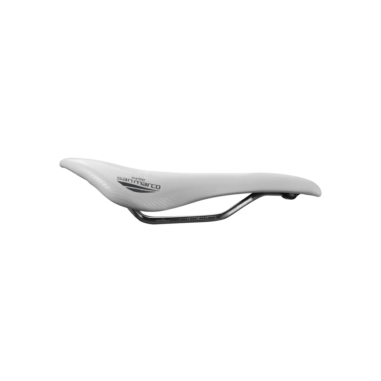 Sattel SAN MARCO ALLROAD SUPERCONFORT OPEN-FIT RACING L3 Breite 146mm Stahlschienen Xsilite Grau/Weiß - Image 2