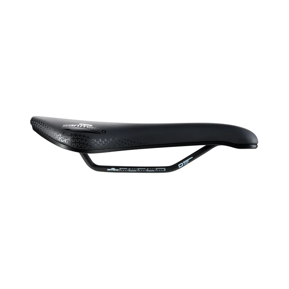 Sattel SAN MARCO SHORTFIT 2.0 SUPERCOMFORT OPEN-FIT RACING L3 Breite 155mm Stahlschienen Xsilite - Image 2