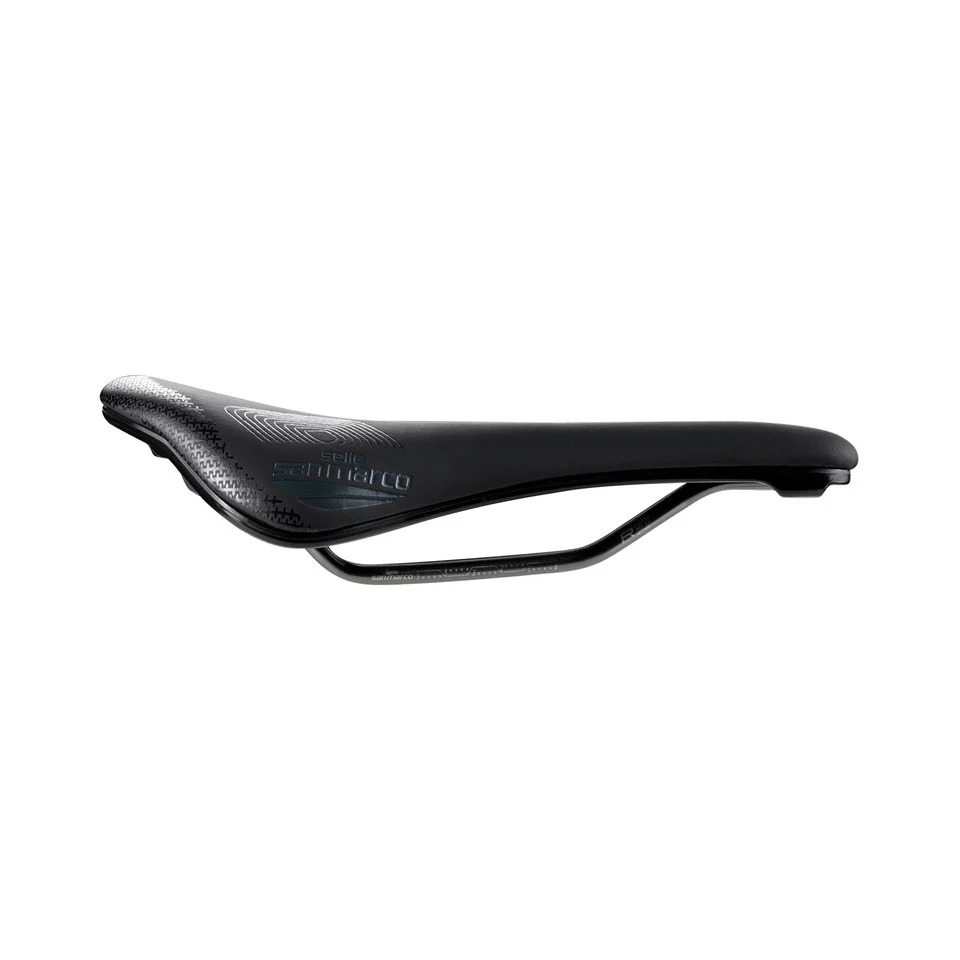 Sattel SAN MARCO SHORTFIT 2.0 SUPERCOMFORT OPEN-FIT RACING S3 Breite 140mm Stahlschienen Xsilite - Image 2