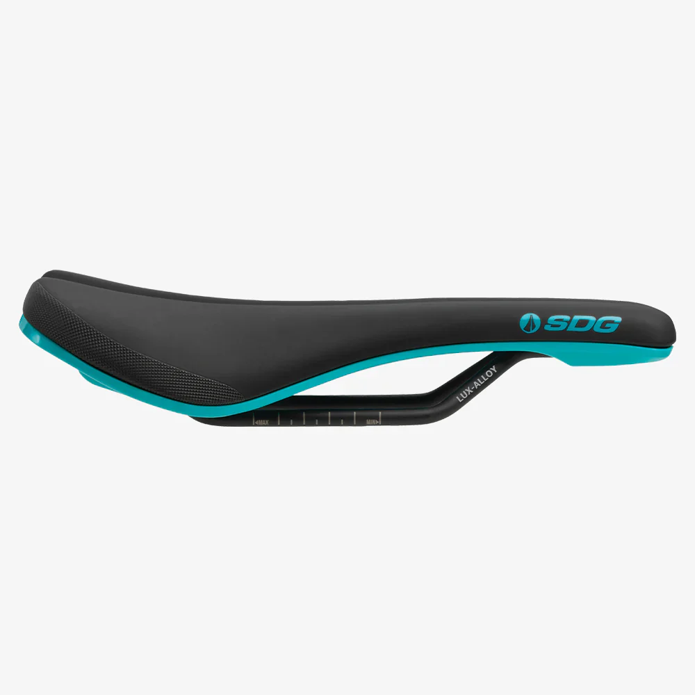 Sattel SDG BEL-AIR V3 Rails Lux Alloy Schwarz/Türkis - Image 3