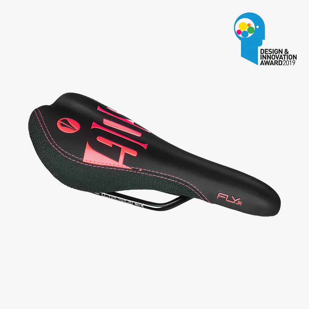 SDG FLY Junior Sattel Schwarz/Rot - Image 4