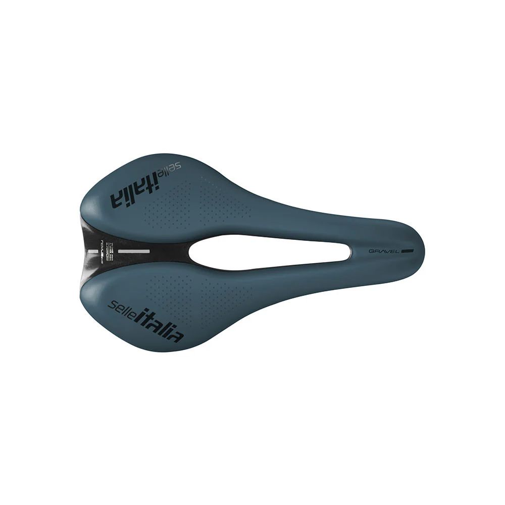 Sattel SELLE ITALIA NOVUS BOOST EVO GRAVEL SUPERFLOW TM L Schienen Mangan Blau - Image 3