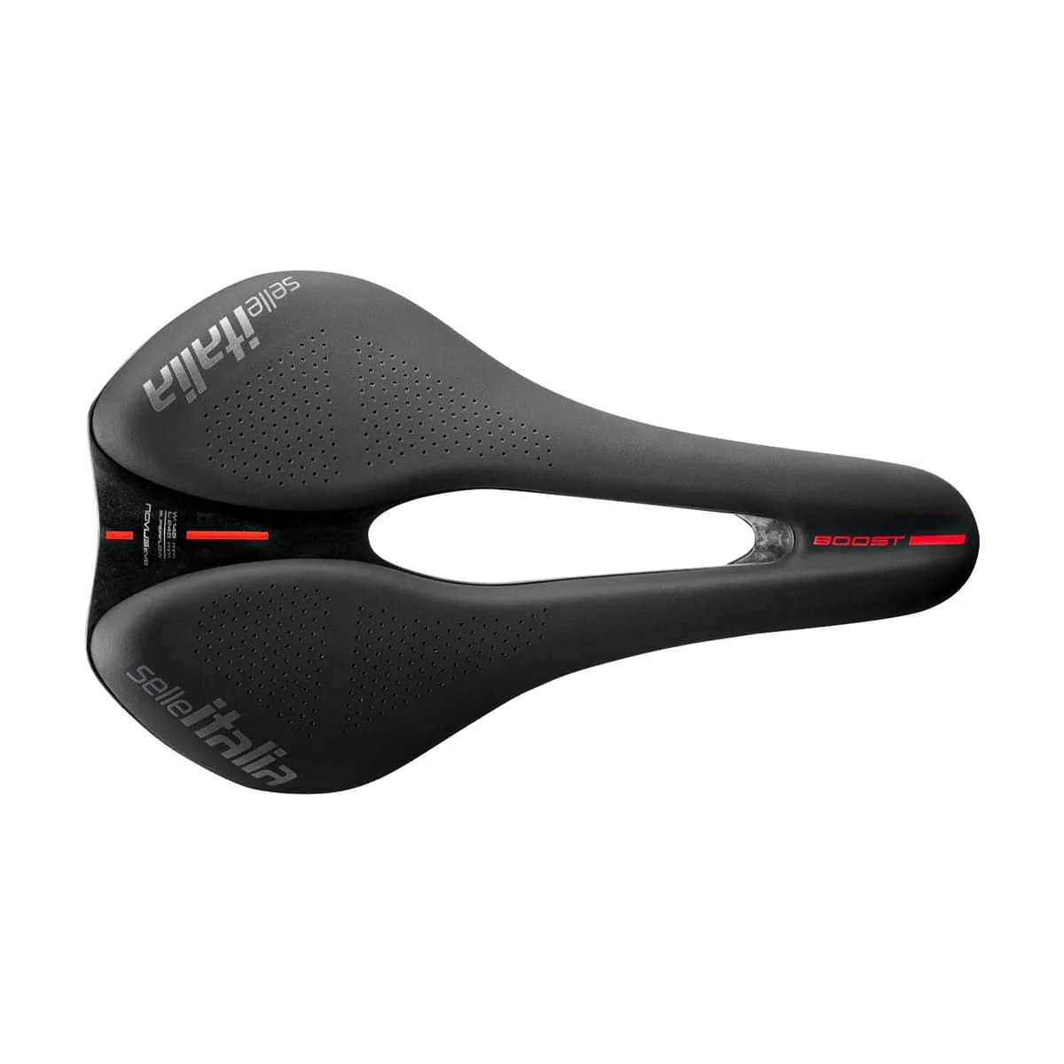 Sattel SELLE ITALIA NOVUS EVO BOOST SUPERFLOW L KIT CARBONIO L Carbon Rails Schwarz