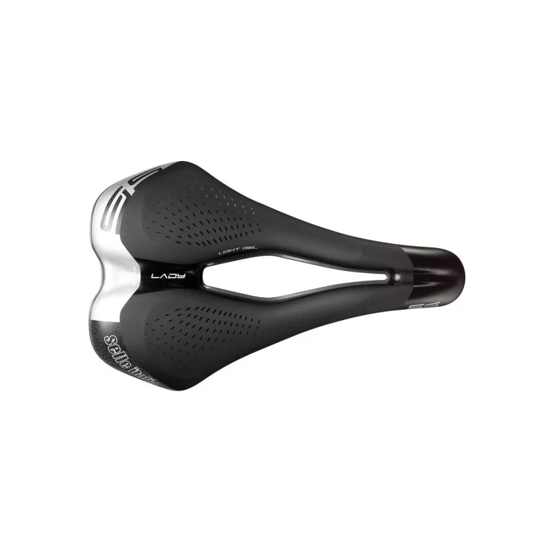 Sattel SELLE ITALIA S 5 SUPERFLOW S mit Fec-Schienen, schwarz