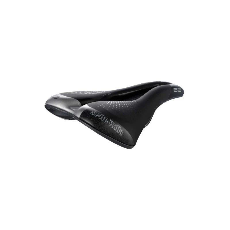 Sattel SELLE ITALIA S 5 SUPERFLOW S mit Fec-Schienen, schwarz - Image 2