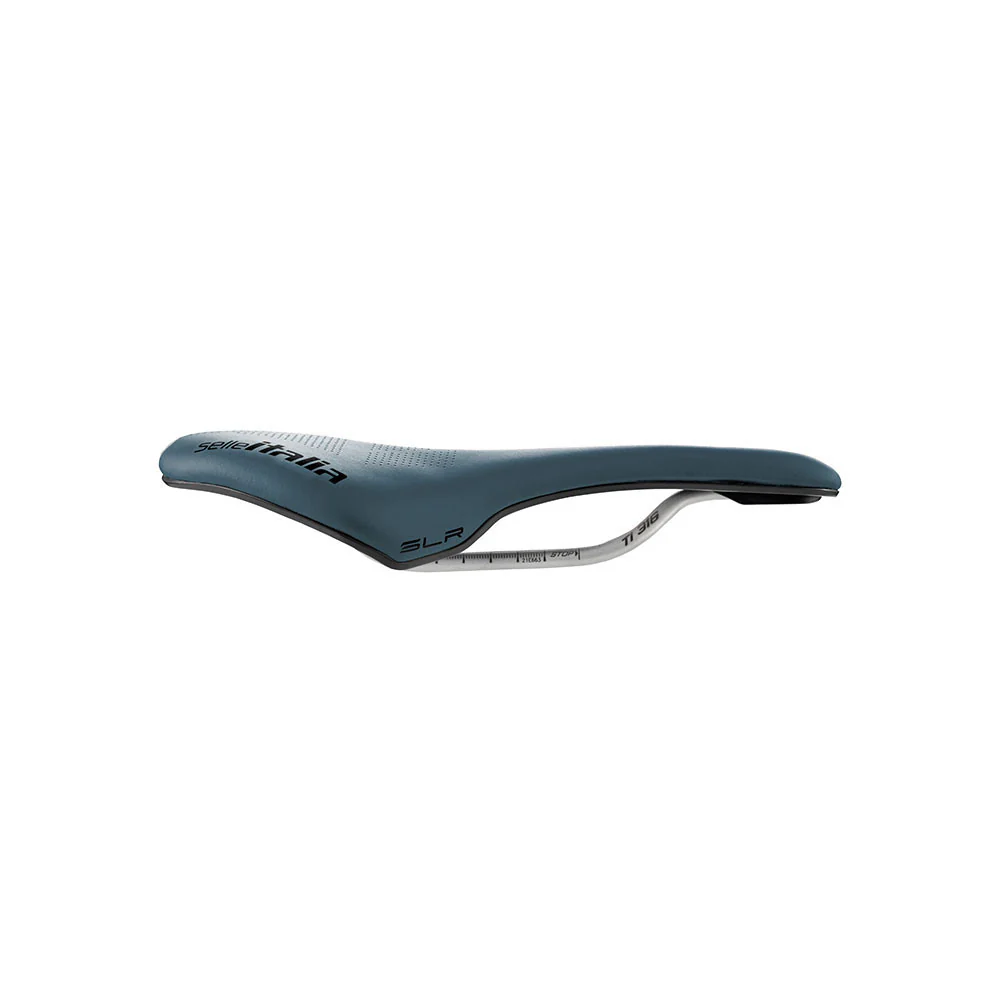 Sattel SELLE ITALIA SLR BOOST GRAVEL SUPERFLOW S Schienen TI316 Blau - Image 2