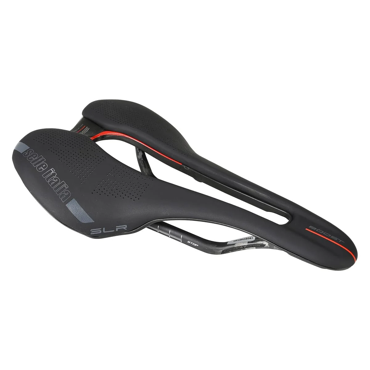 Sattel SELLE ITALIA SLR BOOST SUPERFLOW L KIT CARBONIO Schienen CarboKeramic Schwarz