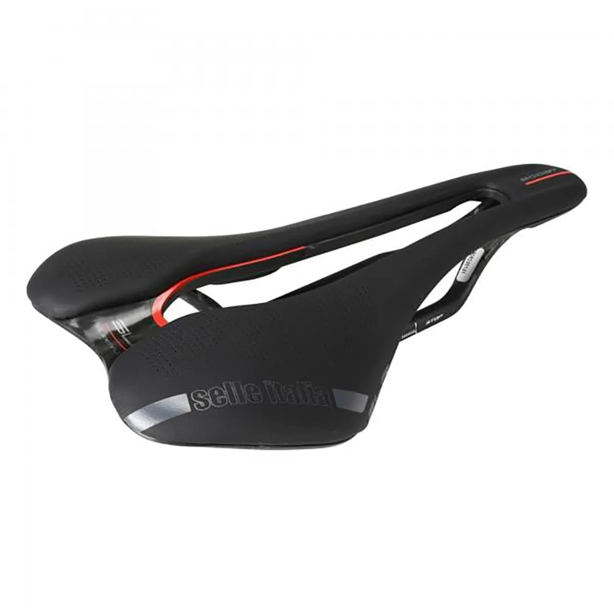 Sattel SELLE ITALIA SLR BOOST SUPERFLOW S KIT CARBONIO Schienen CarboKeramic Schwarz - Image 4