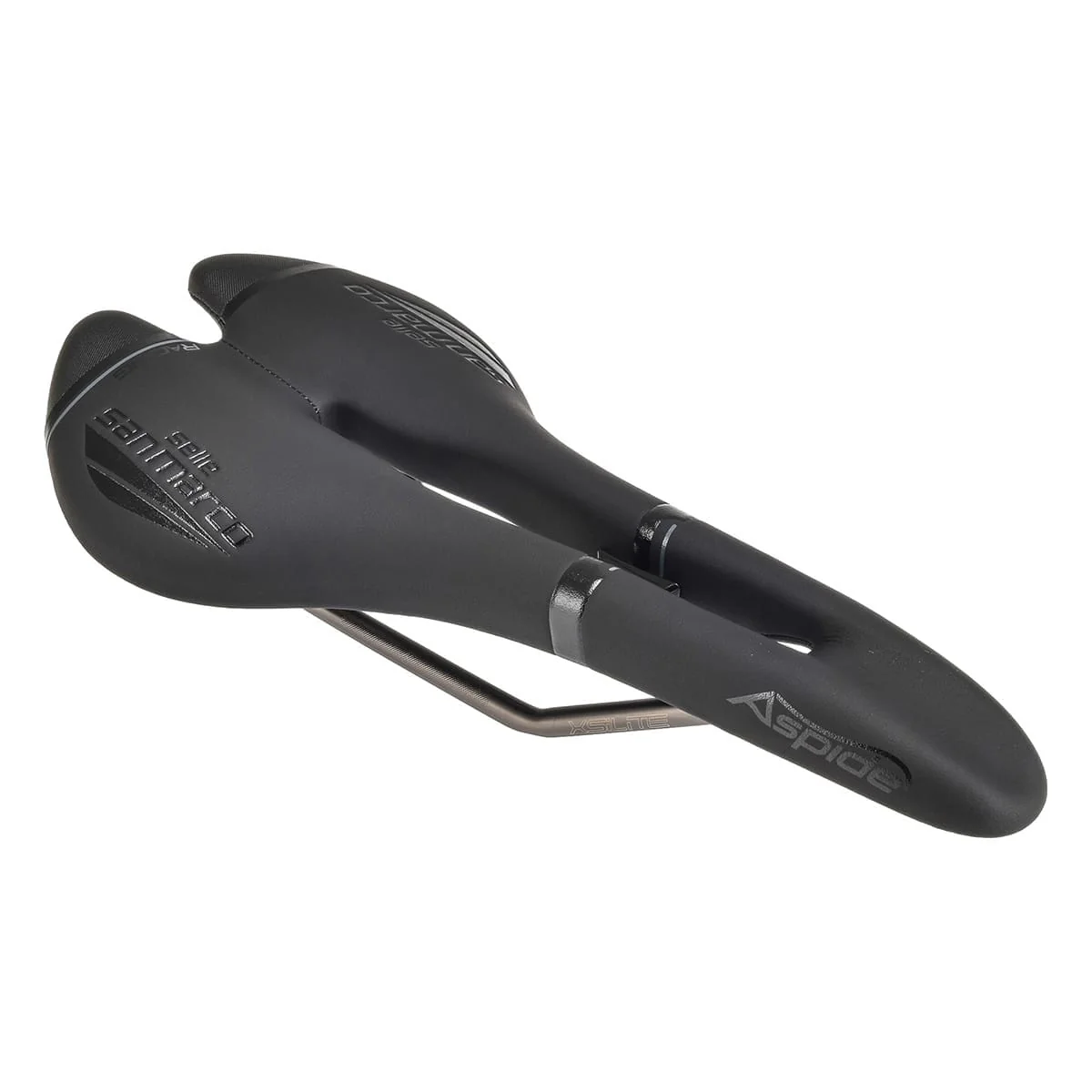 Sattel SAN MARCO ASPIDE RACING OPEN FIT NARROW Rails Xsilite Schwarz