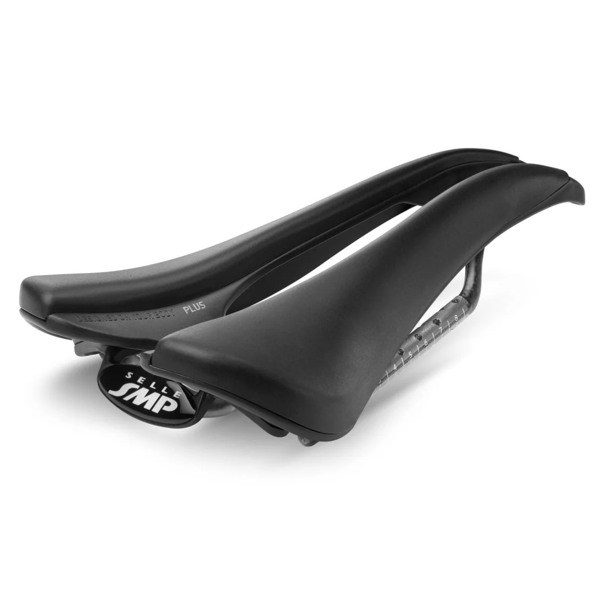 Sattel SMP EVO PLUS Breite 140mm Schienen Carbon Schwarz