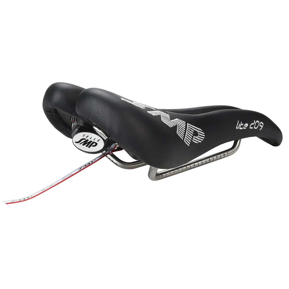 Sattel SMP LITE 209 Breite 139mm Inox-Schienen Schwarz - Image 2