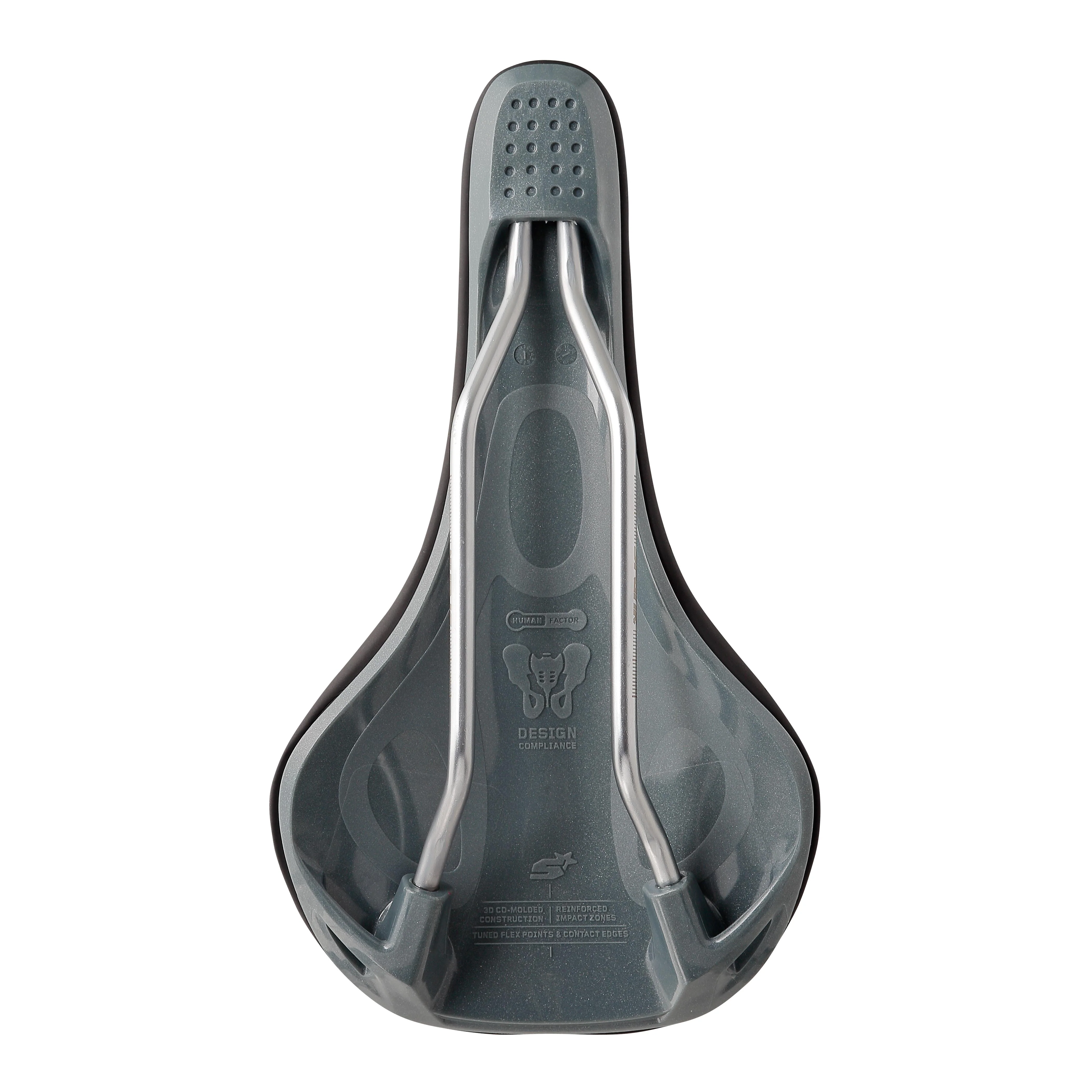 Sattel SPANK OOZY 220 144mm Schienen CrN/Ti Grau - Image 3