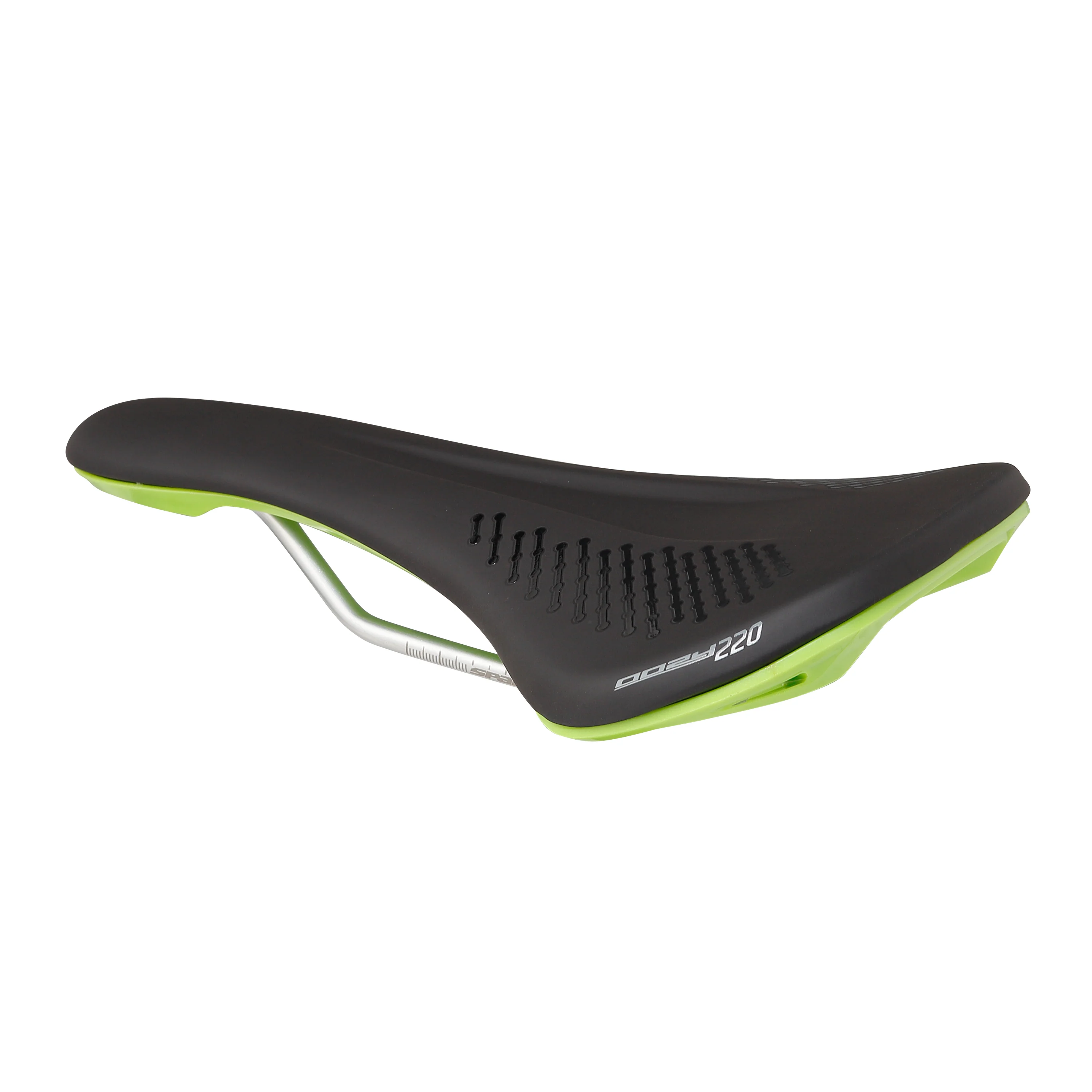Sattel SPANK OOZY 220 144mm Schienen CrN/Ti Grün - Image 2