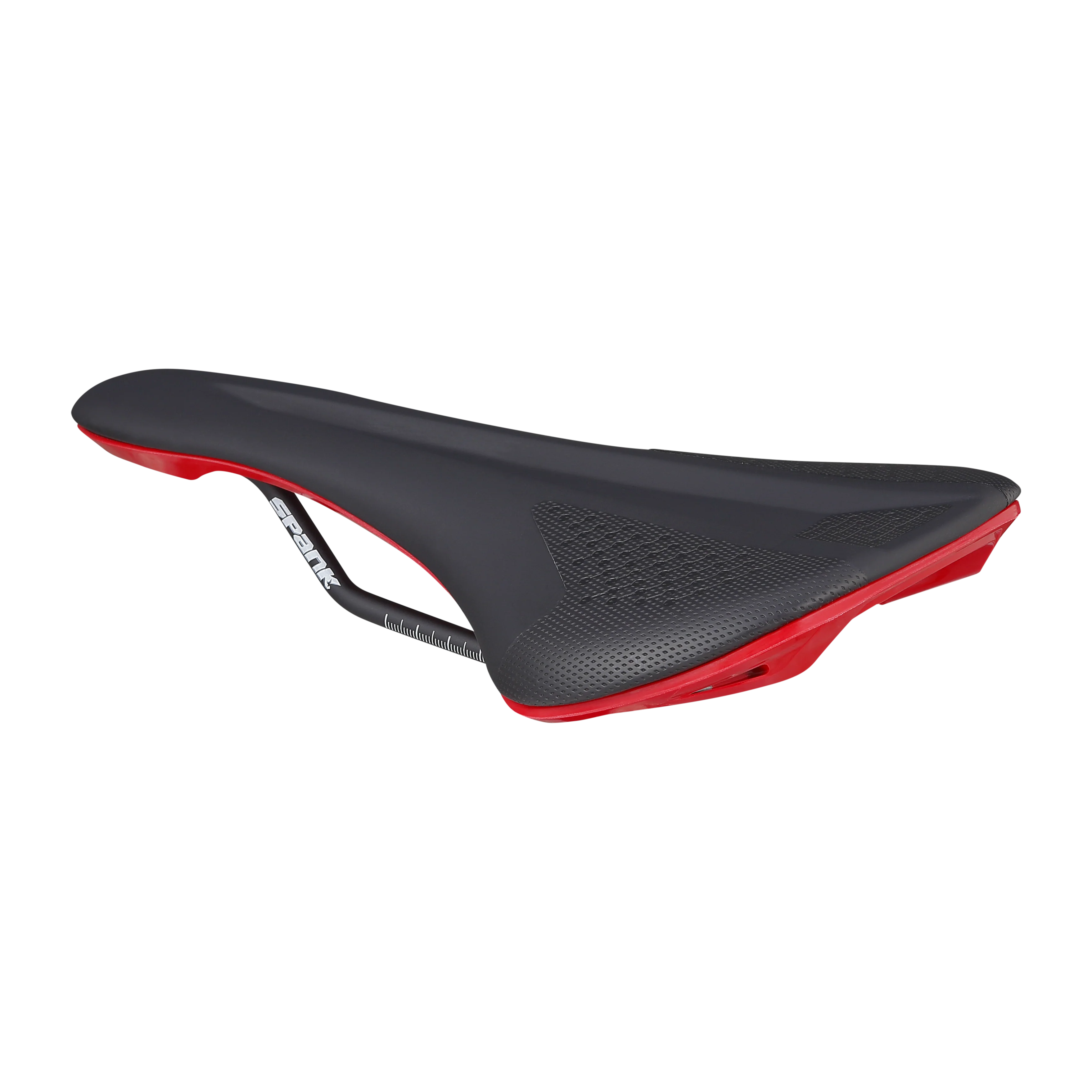 Sattel SPANK SPIKE 160 Leder Schienen CrMo Rot - Image 2
