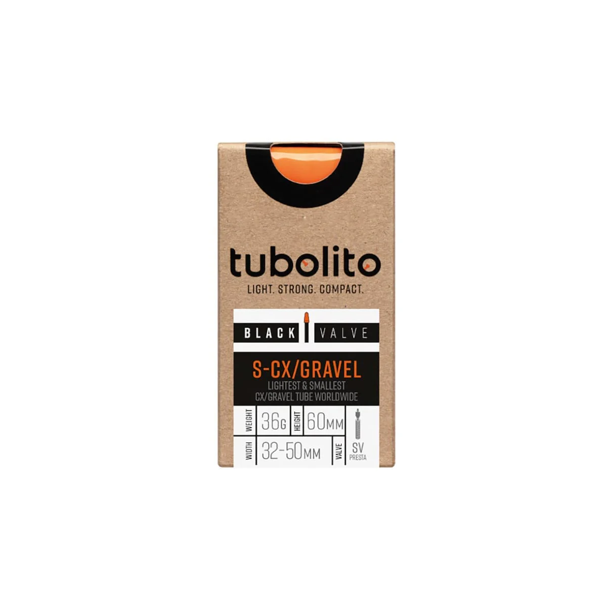 Schlauch TUBOLITO S-CX/GRAVEL 700x30/47 Presta Schwarz