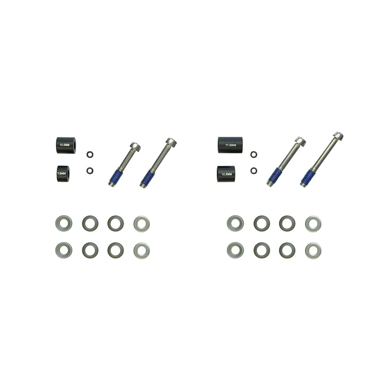 Schraubenset Befestigung Bügel AVID PM +20mm Edelstahl (x4)